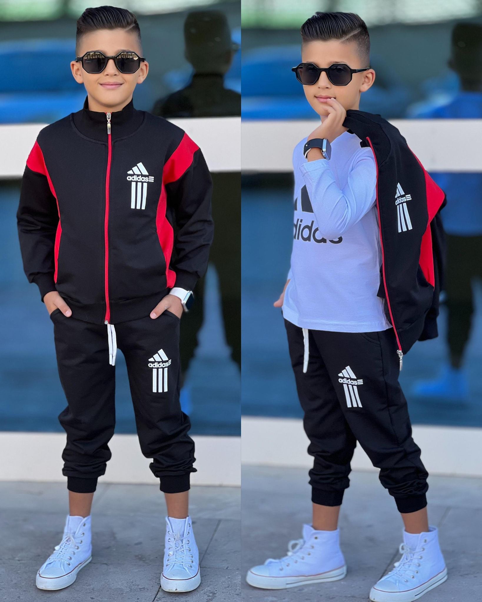 YmnCocuk™ 3'lü Set Eşofman Takım