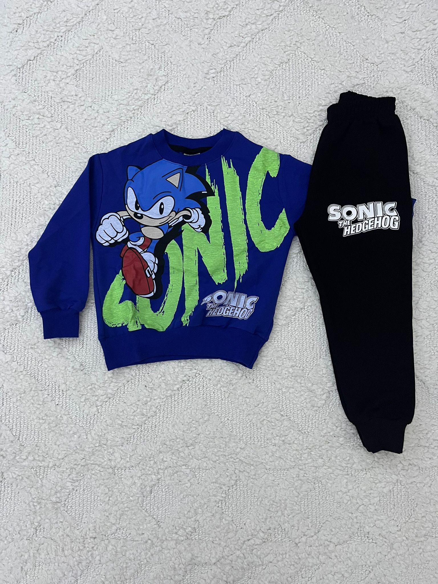 YmnCocuk™ Sonic Çocuk Kahraman Eşofman Takım
