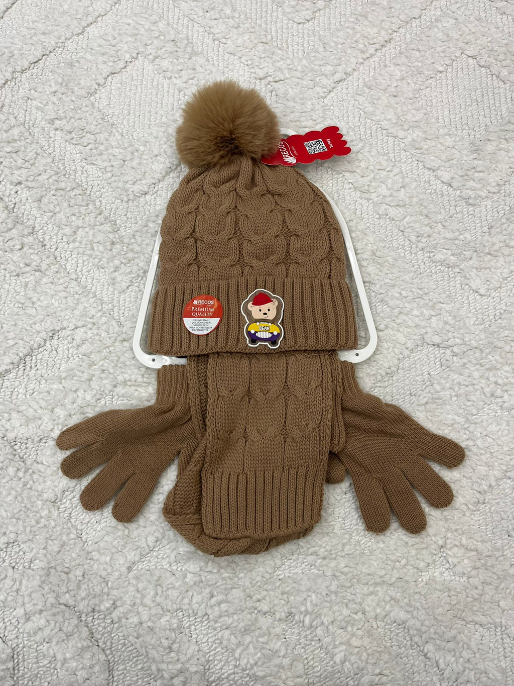 YmnCocuk™ Atkı Bere Set 3'lü Takım