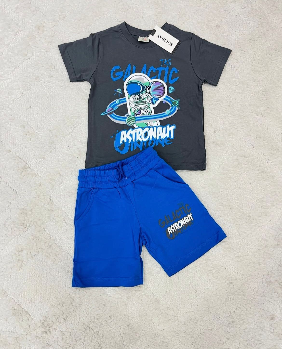 YmnCocuk™ Astronot Tişört Şort Takım