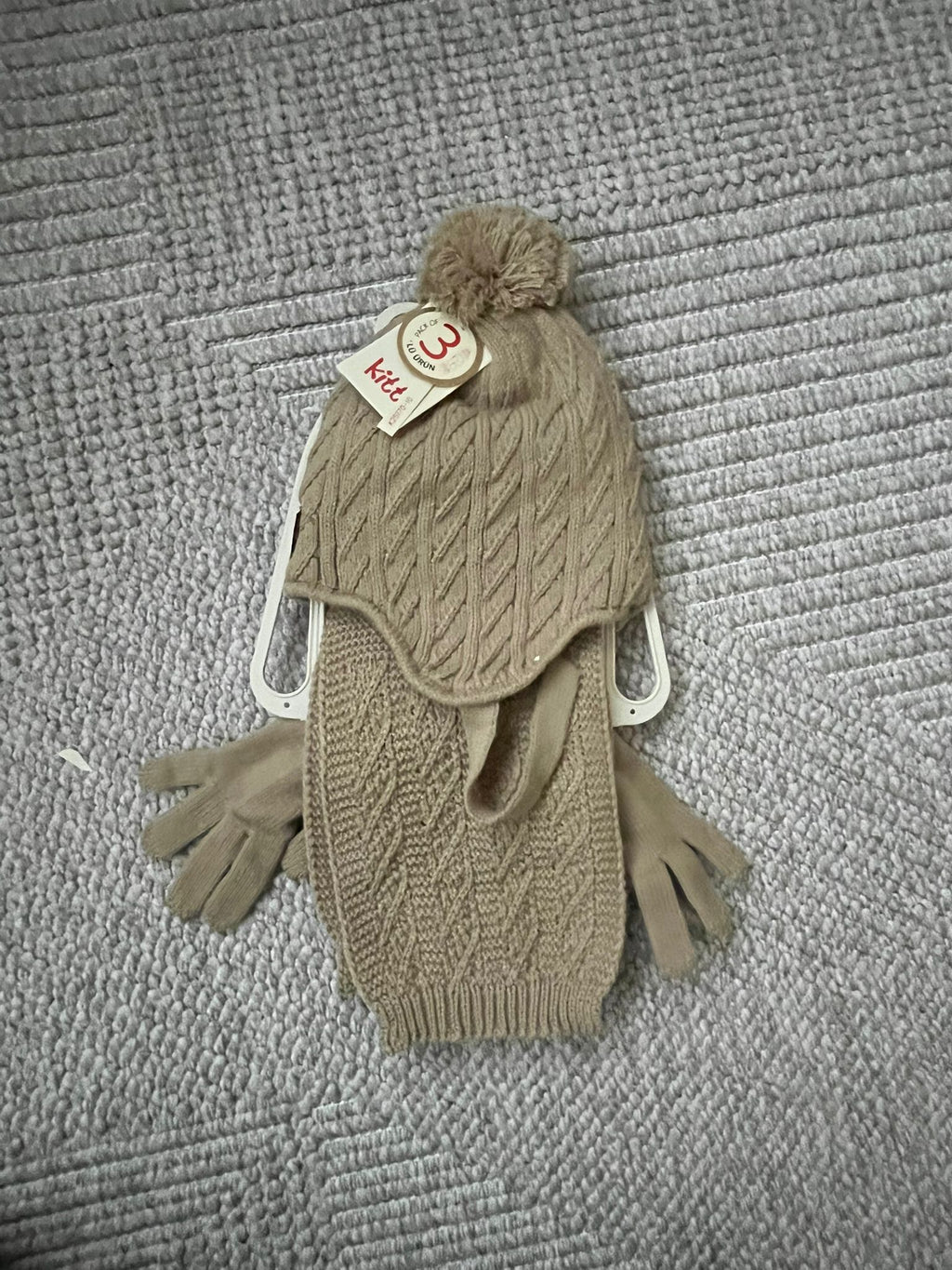 YmnCocuk™ Atkı Bere Set 3'lü Takım