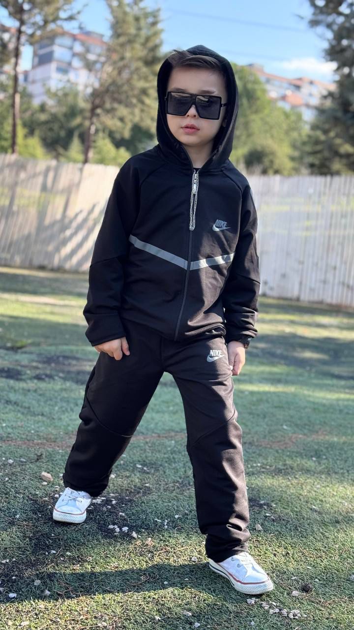 YmnCocuk™ Kapşonlu Fermuarlı Eşofman Takım